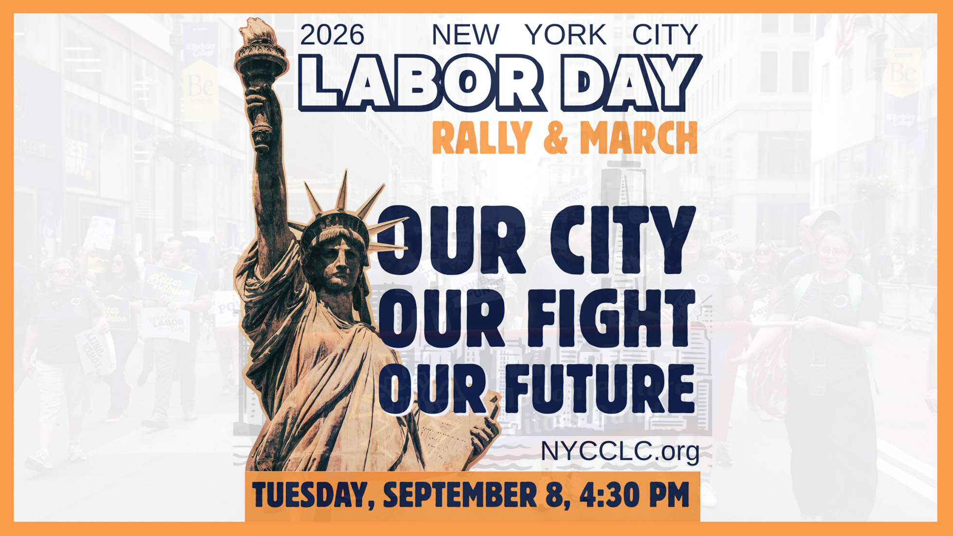 <span class=''>NYC Labor Day 2026 - Rally & March</span>